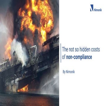 The not so hidden costs of non-compliance