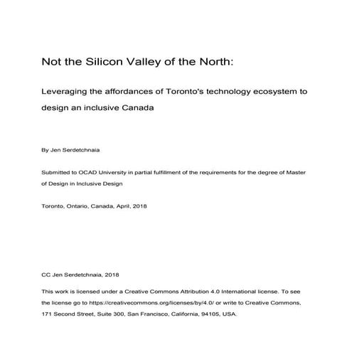 Not the silicon valley of the north