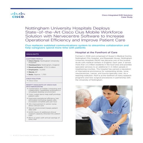 Cisco Integrated EHR Solutions