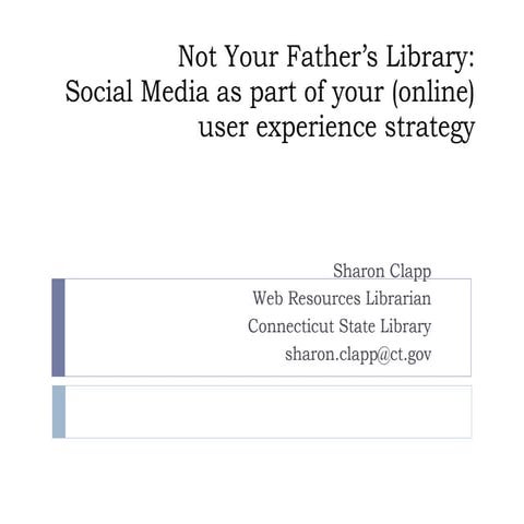 Not your father’s library