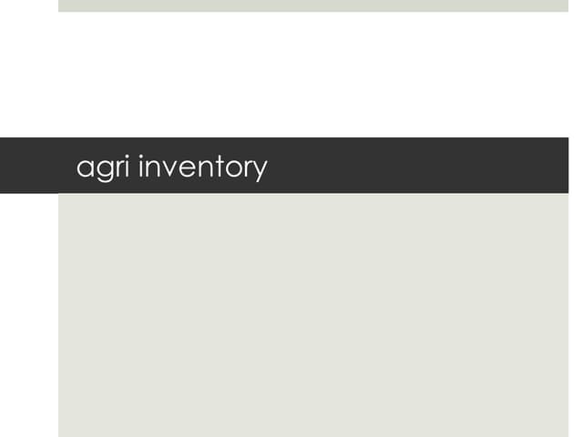 agri inventory - nouka data collector / yaoya data convertor