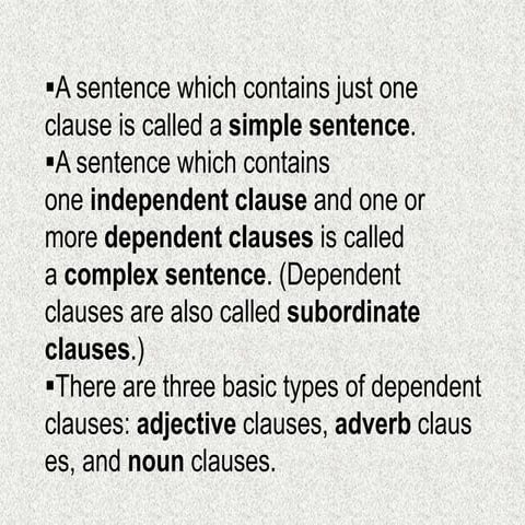 Noun clause