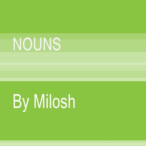Nouns