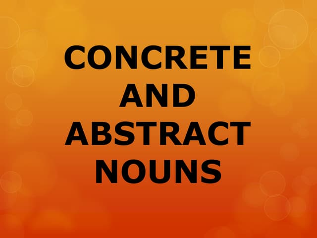 Nouns