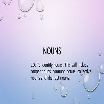 Nouns