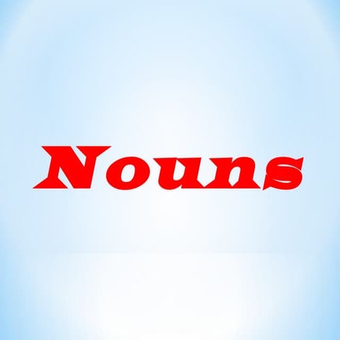 Nouns