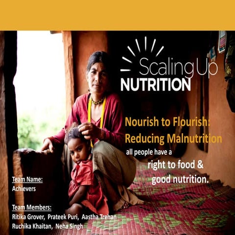 Nourish to flourish: Reducing malnutrition | PDF