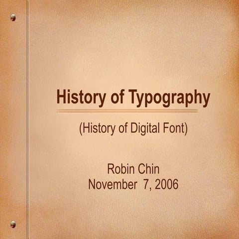 Typography