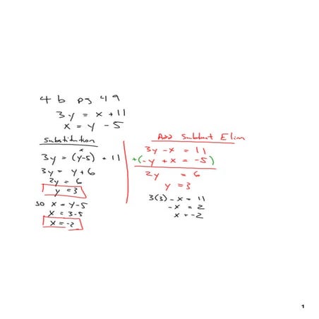 Nov. 10 Solving Systems With 3 Variables