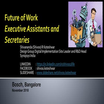 Future of Work - For Bosch Executive Assistants & Secretaries