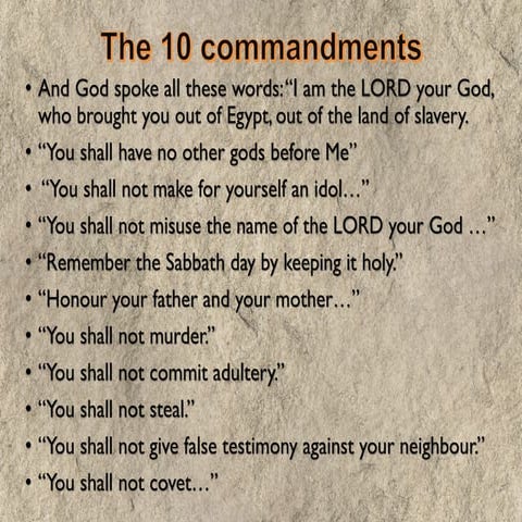 16 Nov 2014: "Knowing and Worshipping God" (Exodus 20:1-6)