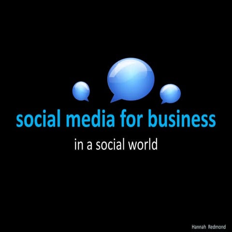 Social Media For Business