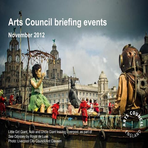 November 2012 Briefing events for funded organisations