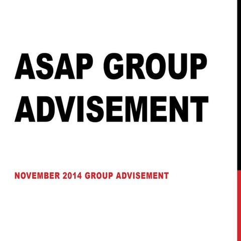 Nov 2014 group adv ppt