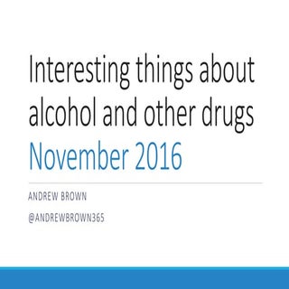 Interesting things about alcohol an...