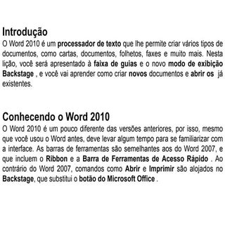 Aula de revisão de word
