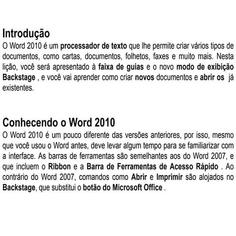 Aula de revisão de word