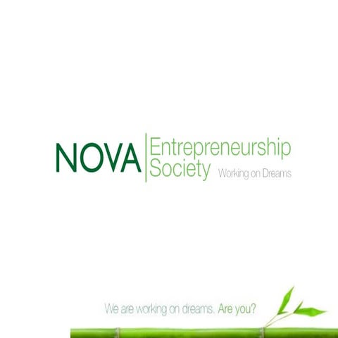 Nova entrepreneurship society
