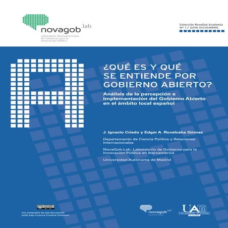 ¿QUÉ ES Y QUÉ SE ENTIENDE POR GOBIERNO ABIERTO?. Análisis de la percepción e ...