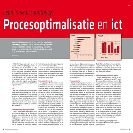 Procesoptimalisatie en ict
