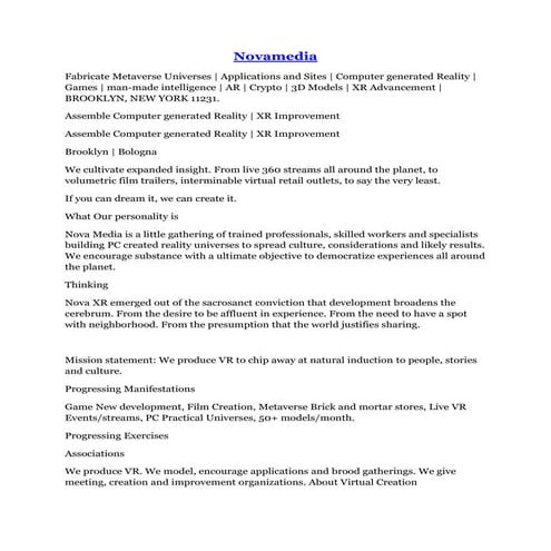 Build metaverse worlds