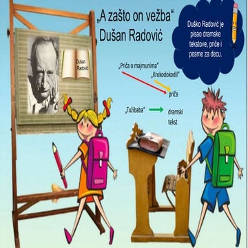 "A zašto on vežba", Dušan Radović