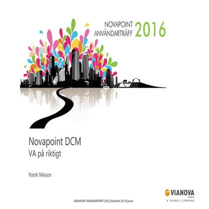 Projekteringsplan i novapoint dcm | PDF
