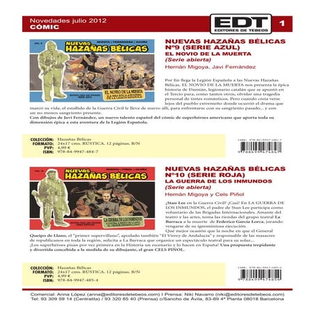 Novedades EDT julio 2012