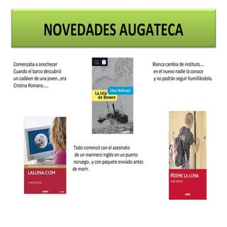 Novedades augateca