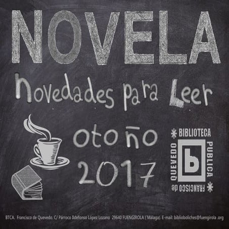 Novedades biblioteca Francisco de Quevedo