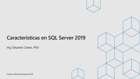 SQL Server 2019 con Windows Server 2022 | PPTX