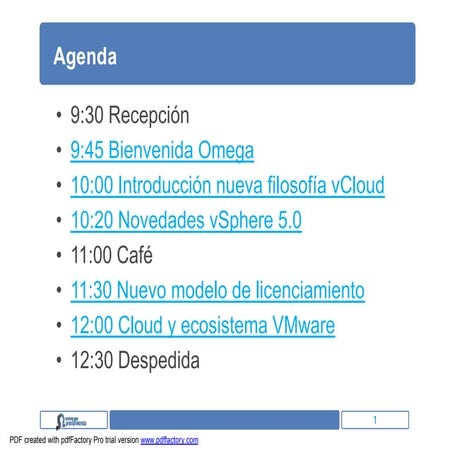 Novedades vSphere5 - La tecnología de Nueva Generación