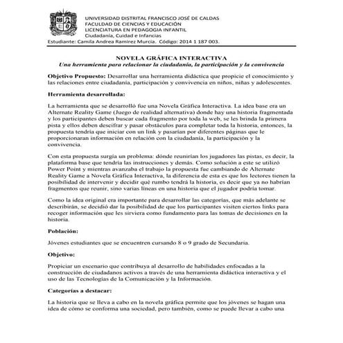 Novela gráfica interactiva