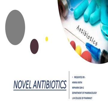 Novel antibiotics