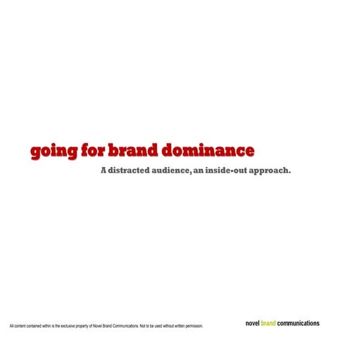 Novel Brand Branding Approach