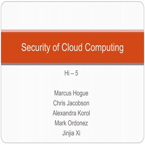 Novel cloud computingsecurity issues
