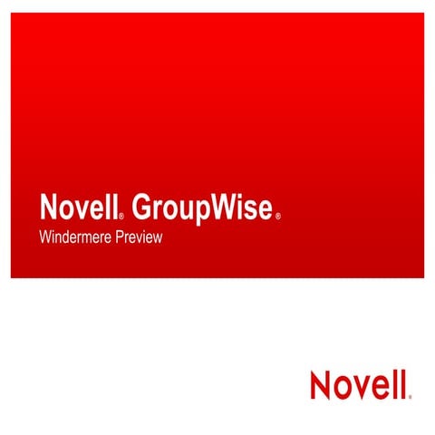 Novell   windermere images