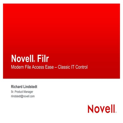 Novell Filr Overview