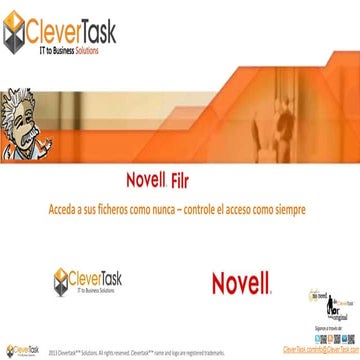 Novell Filr (el Dropbox corporativo)