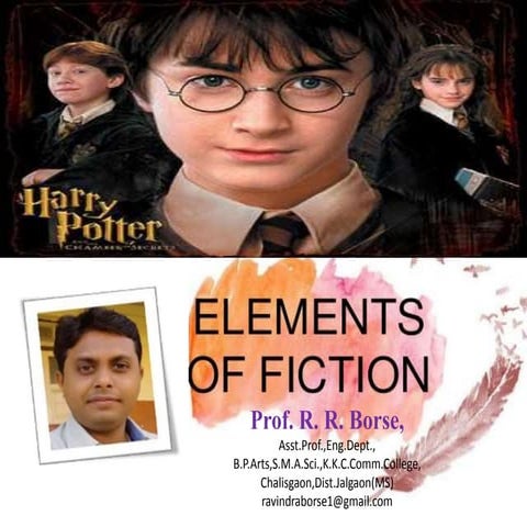 Elements of Novel (Fiction) | PPTX
