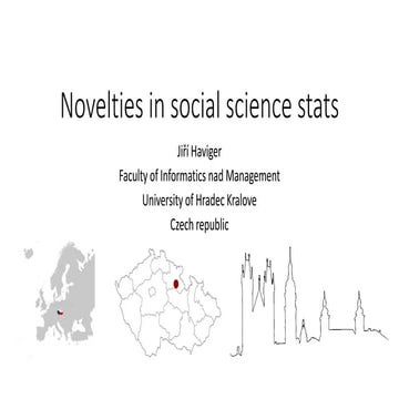 Novelties in social science statistics
