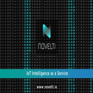 Novelti Intro at Machine Learning Spain Meetup