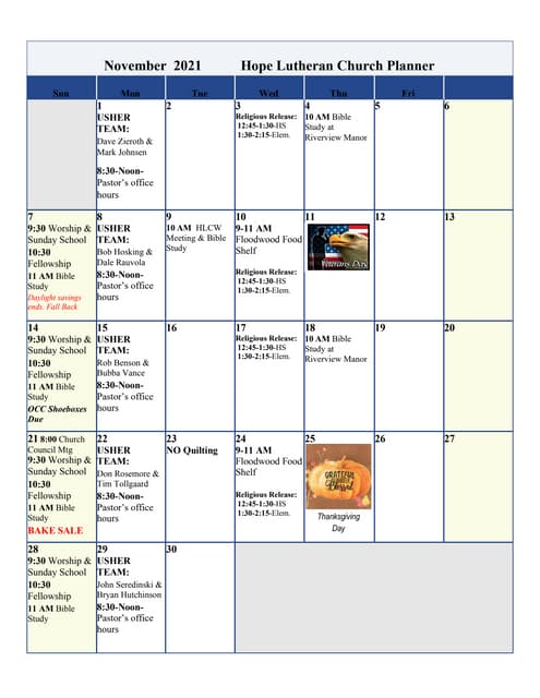 November 2014 calendar | PDF | Christianity | Religion & Spirituality
