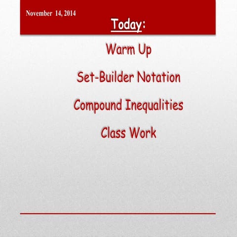 November 14, 2014 compound 