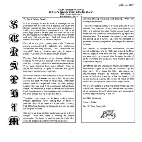 November 2007 - Volume 2