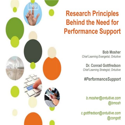WEBINAR: Research Principles Behind the Need for Performance Support