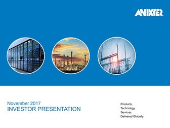 November 2017 investor presentation