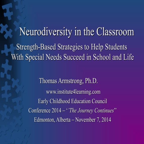 Neurodiversity in the Classroom [Handouts]
