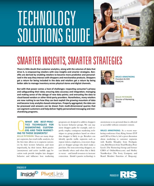 RIS November tech solutions guide analytics