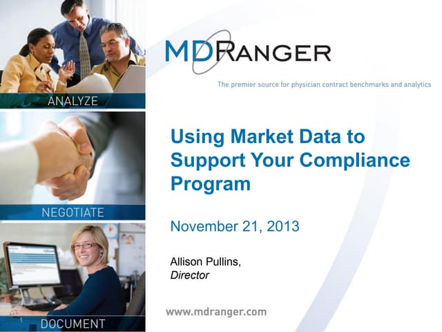 Using Market Data to Support Your C...